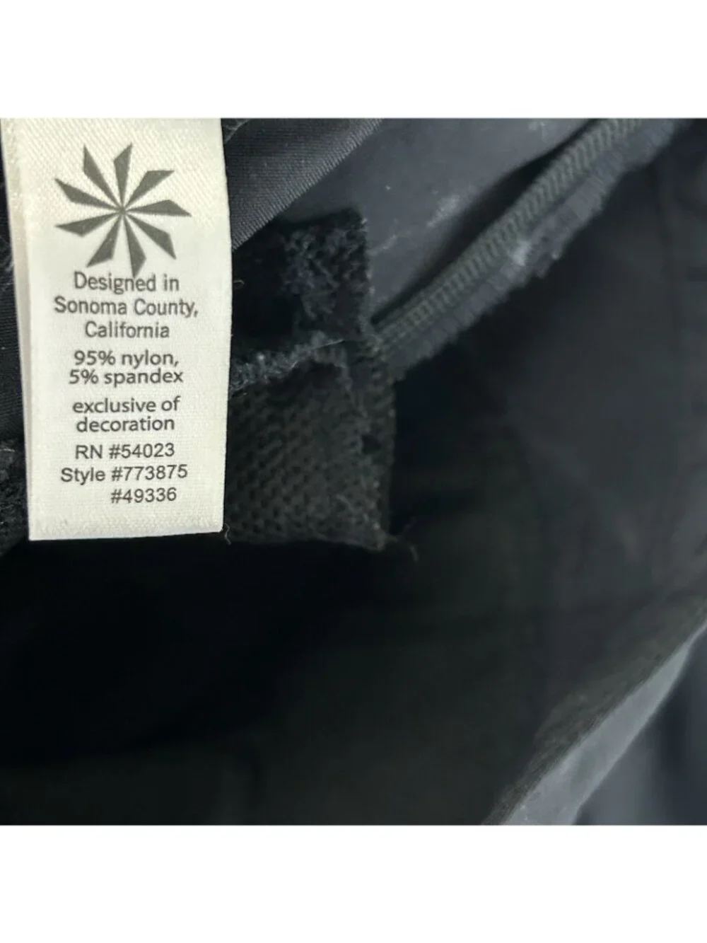 Athleta Heathered Low Rise Dipper Pant Women’s Size 2 Black Hiking Bootcut Leg - Picture 10 of 16